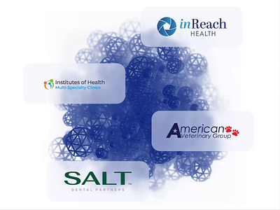Animated Infographic – Healthcare Network Visualization animation branding graphic design motion graphics