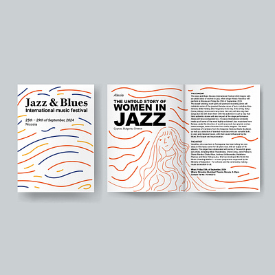 jazz & blues booklet blues book booklet jazz typography