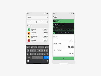 Trading App light trading app