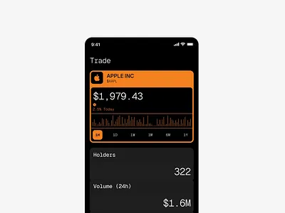 Trading App Dark trade app