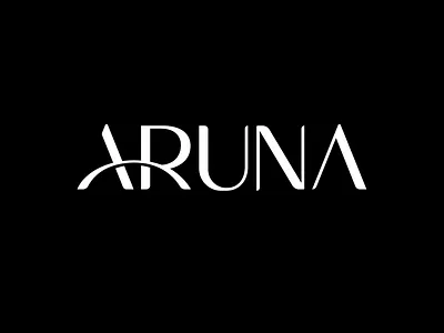 Aruna Elegant Logotype beauty boutique bright calm classy clean elegant fashion logotype luxury minimalist skin sun wordmark