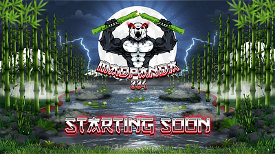 MadPanda Theme Twitch Overlay Pack design gaming logo illustration logo overlays stream overlay twitch