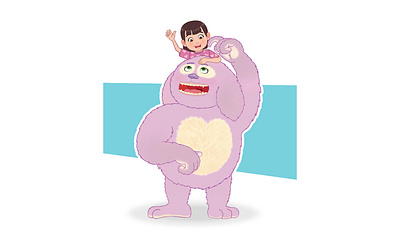 Imaginary friend illustration