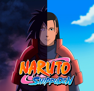Naruto Shippuden - Madara and Hashirama fan art illustration