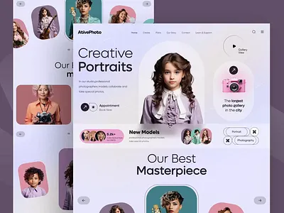 photo generating ai web ui design ai ai application ai generation ai image ai ui design ai web ai website animation chat gpt home page image generator index minimal product design saas product trend ui ux web design website design