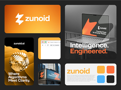 Zunoid - Full Visual Identity System Showcase ai ai logo aibranding brand identity branddesign branding logodesign machinelearning minimal minimaldesign techbrand visualidentity z z logo z mark