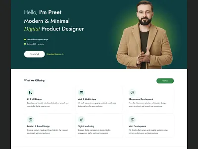 Creative Personal Portfolio – Bootstrap 5.x Template agency bootstrap creative freelancer frontend html landingpage minimal portfolio webdesign