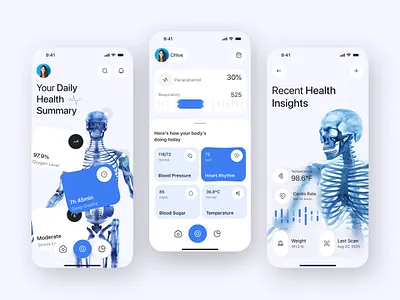 AI Powered – Health Care App UI Design ai app ai health ai healthcare app ai powered health app ai powered medical app app design digital health doctor appointment health care health tracking ui healthcare mobile interface hospital management medical app ui mobile app mobile app design mobile ui patient dashboard ui pharmacy app smart healthcare design telemedicine app