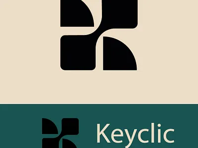 K Latter branding graphic design logo ui