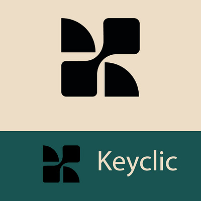 K Latter branding graphic design logo ui