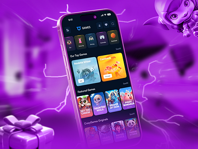 Casino Mobile App - Gambling Design bet betting app casino casino app casino betting casino games casino interface casino mobile app casino online casino platform casino ui design slots gambling design game ui live casino mobile app mobile casino online casino slots game sport betting