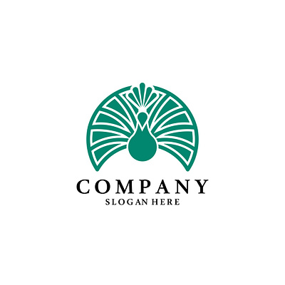 peacock blooming logo design brand branding company graphic design hotel identity label logo mascot travel