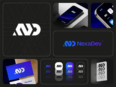 Nexadev – ND Monogram Logo Concept design