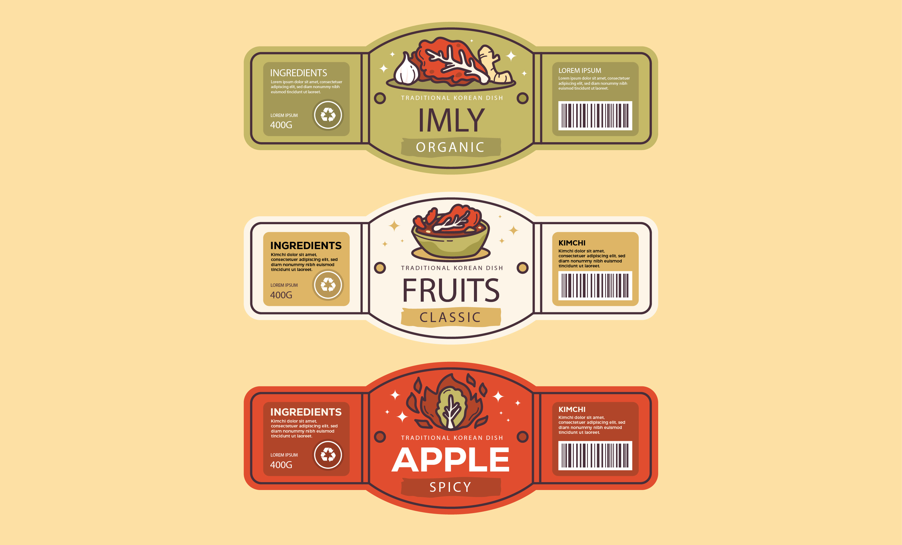 Example of Premium Food Label And Packaging Design
