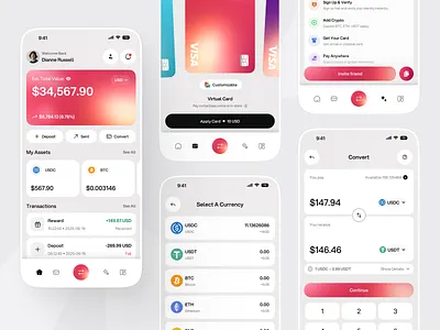 Finance Mobile App app design app ui digital wallet finance finance app finance app design finance mobile app finance mobile app design fintech mobile app mobile app wallet
