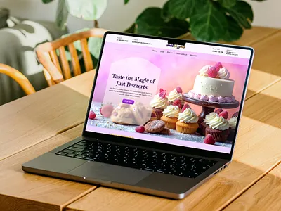 Bakery Website Landing Page Design | Just Dezzerts – Cakes, Cook bakery landing page bakery website design cake shop website cookies website design crypto landing page custom cake shop ui dessert landing page design dessert website ui food dessert ui design food delivery application food website ui design landing page landing page design mobile app design online bakery store design product design web design website design