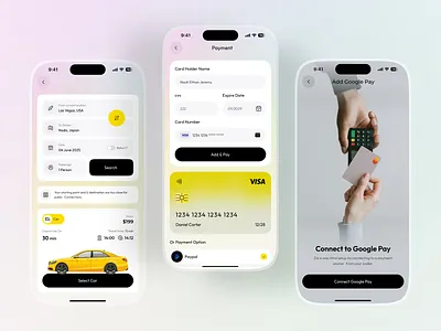 Payment Page – Ride Sharing App app app design car sharing app ios app mobile mobile app online payment pay payment payment method payment page payment screen payment ui paymentpageui paymentuipage ride sharing ridehailingapp taxi booking travel ux uber app