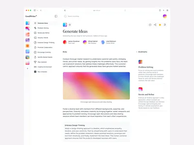 Note Web App app design book app note note app ui ui design ux web app
