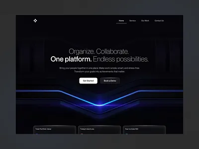 SAAS Landing Page business design landing page management saas app saas landing page saas website sales ui web design web site