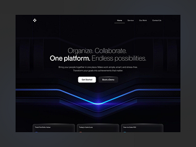 SAAS Landing Page business design landing page management saas app saas landing page saas website sales ui web design web site