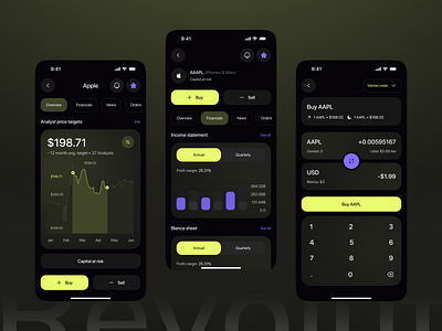 Crypto Wallet App - Revolut app design blockchain design crypto app crypto wallet mobile app revolut design