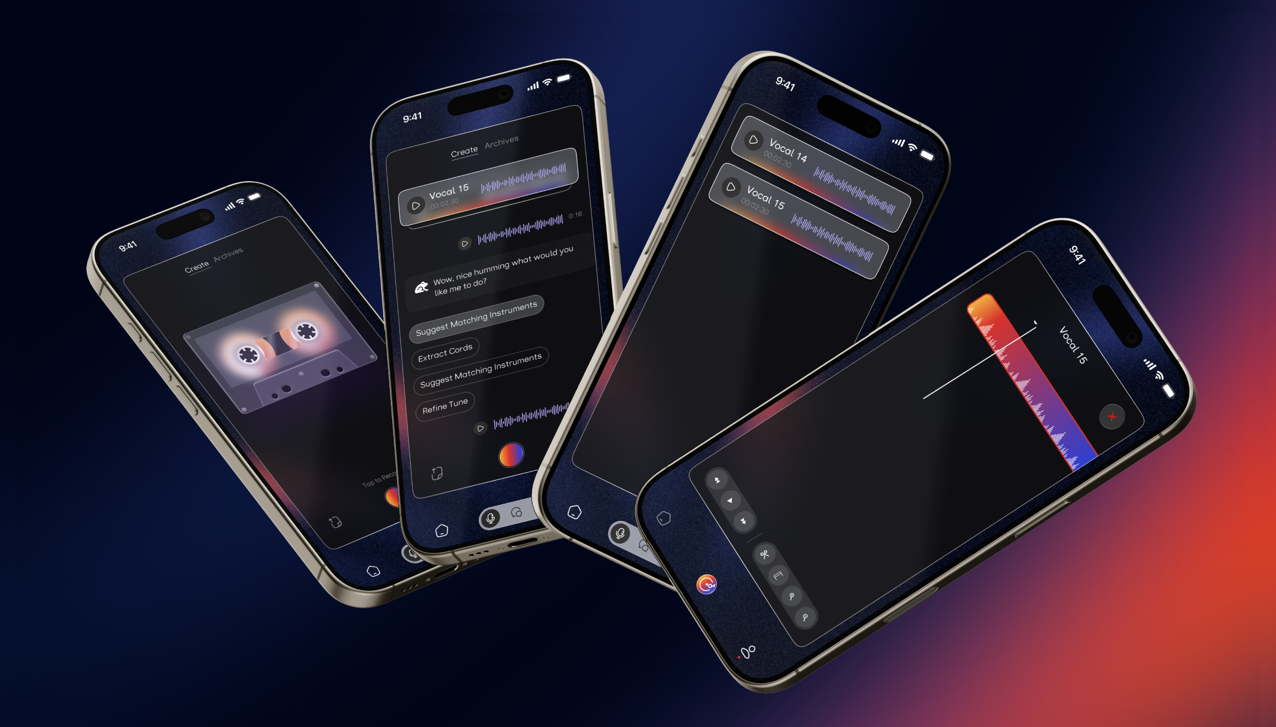Co pilot for Musicians ui