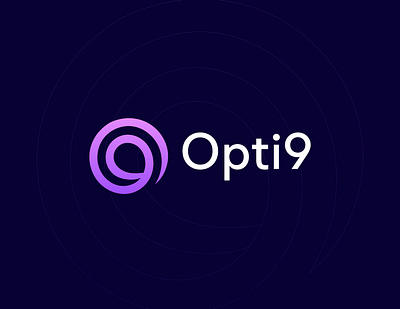 Opti9 logo design 1 2 3 4 5 6 7 8 9 0 brand brand identity branding design icon identity logo logo design logo mark logotype m n o p q r s t u v w x y z minimal logo minimalist logo modern logo print saas logo tech logo tech startups technology