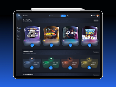 Abstract Chain – Crypto & Gaming Dashboard Redesign abstract platform crypto crypto game crypto gaming discovery platform dapp game game pag game website gaming dashboard gaming ui gaming x crypto dashboard web3 web3 dapp web3 marketplace