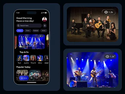 Live Streaming Mobile App app app design clean design hr rumen ios ive live app live streaming live streaming app minimal mobile mobile app social media social network streaming streaming app ui ux video