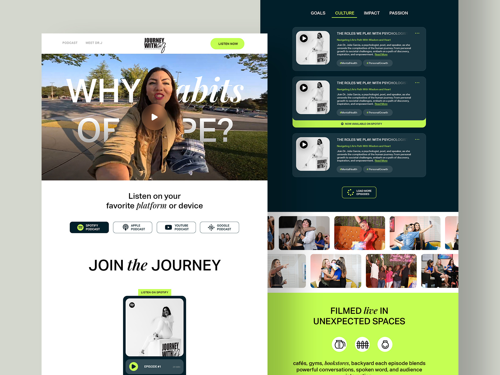 Example of Custom Website UI/UX Design | Figma