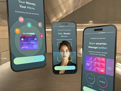Credora – Onboarding Screens for Digital Wallet App blender3d figma financeapp fintech fintech app onboarding productdesign uidesign uxdesign walletapp