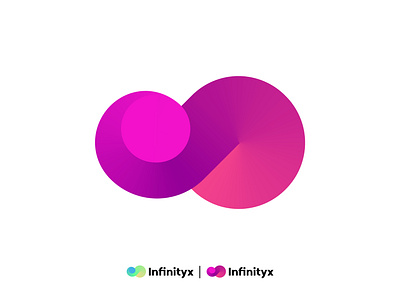 modern infinity logo design for branding brand identity branding circular logo colorful logo icon infinity infinity logo logo logo design modern logo ui