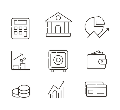 Finance app graphic design icon ui ux web