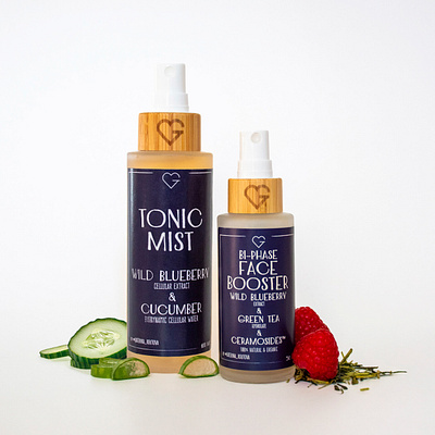 Natural blueberry tonic and booster labels including photos 🫐🥒 adobe adobeprogrammes branding design vector vectors work