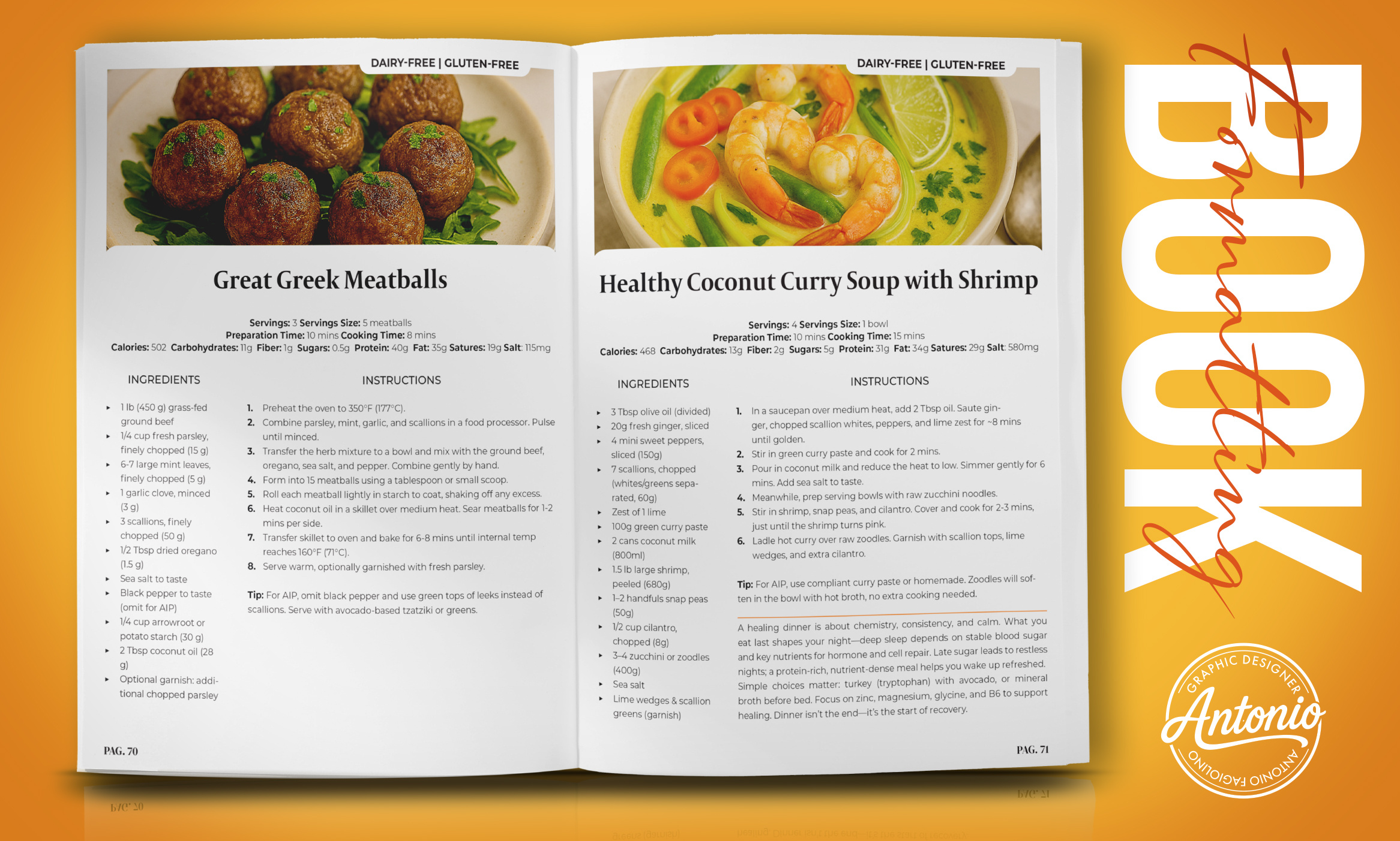 Cookbook Formatting — Healthy International Recipes print ready