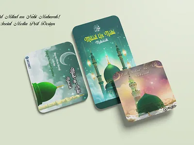 Eid Milad un Nabi Mubarak! graphic design nabi ✨ eid milad un nabi mubarak! 🌙