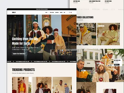 Caelly - Fashion eCommerce Shopify Template design ui e commerce ecommerce landing page shop shopify shopping template website