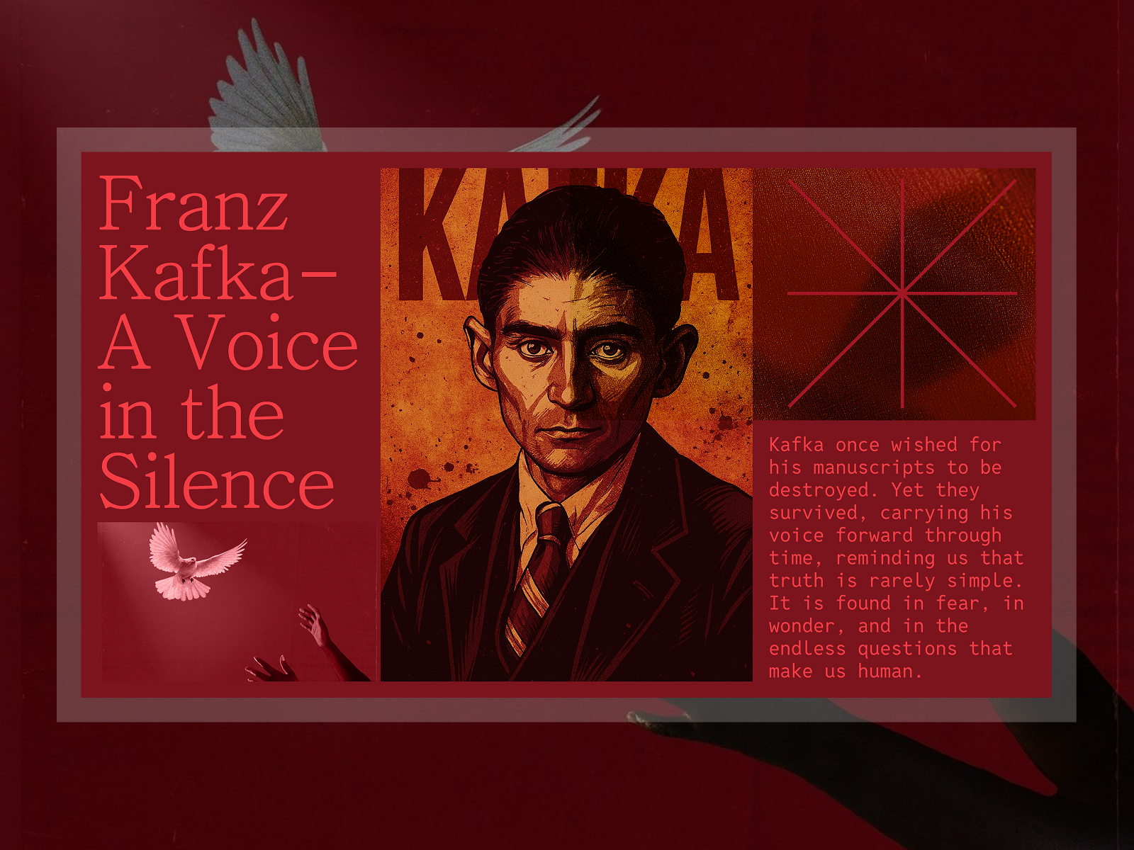 Poster Design · Kafka Edition app branding business logo design fashion poster graphic design illustration logo motion graphics philosphical poster design poster design product designer ui ui ux designer uiux design