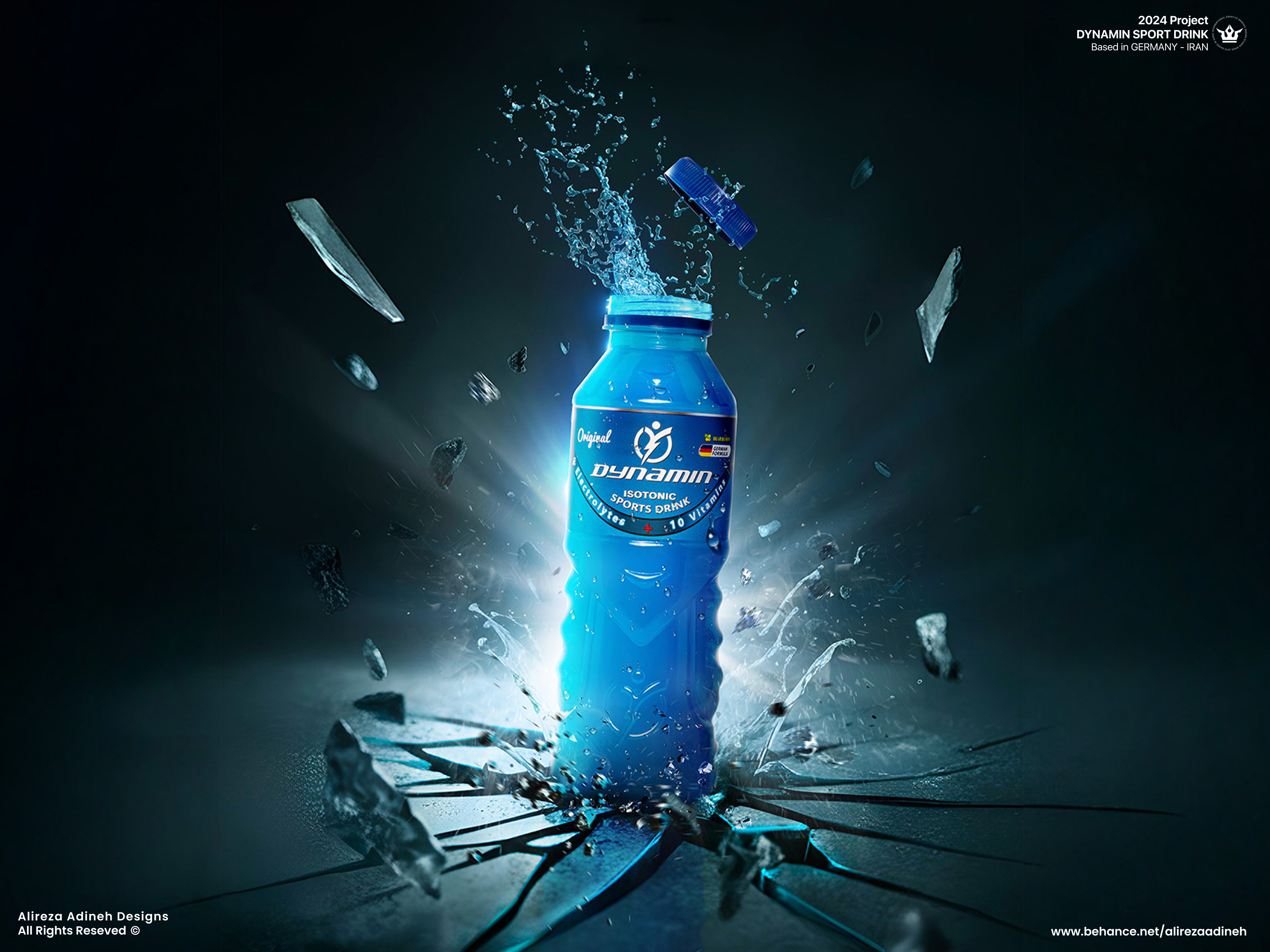 Sports Drink | Billboard Visualization billboard billboard design energy drink energy drink packaging sport drink sport drink label sport drink packaging visualization