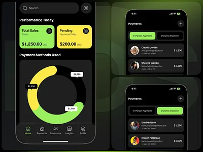 POS App – Payment Dashboard UI appdesign case study darkmode dashboard dribbble fintech mobileapp payment pos posapp ui uidesign ux uxdesign