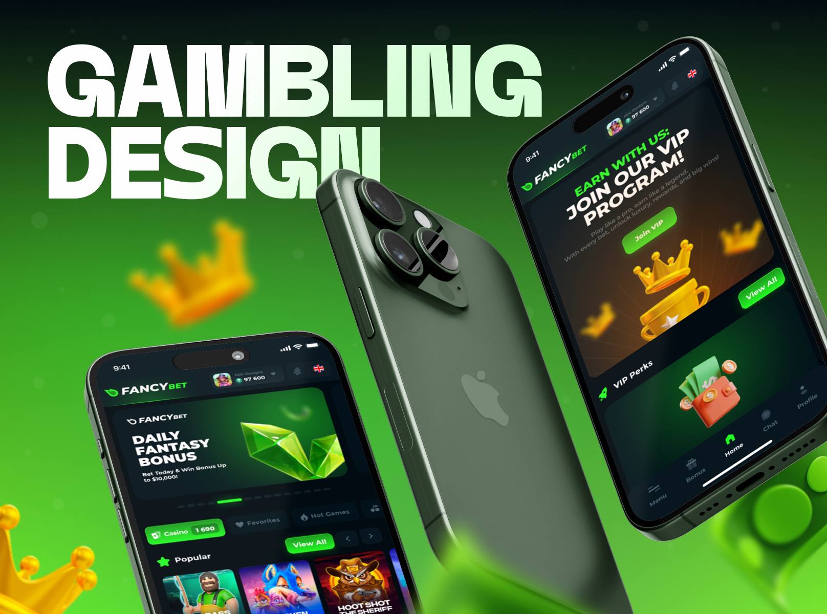 Mobile Casino - Gambling Design betting casino casino app casino design casino template casino ui gambling mobile casino