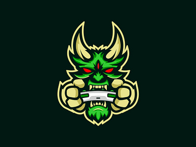 Mascot Logo, Gaming, Youtube branding channel logo design esports game gaming graphic design illustration logo mascot mascot character mascot logo vector youtube logo