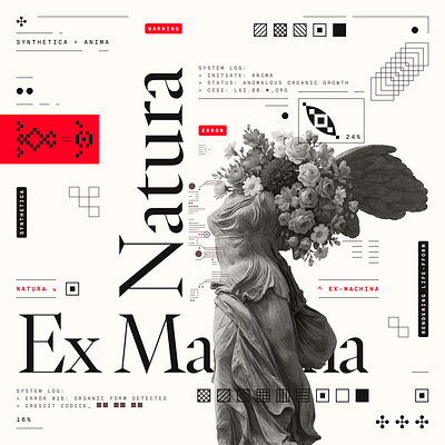 Natura Ex Machina design experimental experiments graphicdesign illustration type typography