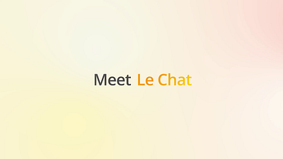 Le Chat AI Motion Explainer 2d after effects ai animation edit explainer freelancer graphic design instagram marketing motion graphics promotion saas social media video