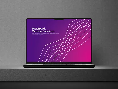 Apple MacBook Screen 3d 3d rendering branding branding mockup design graphic design illustration laptop screen logo mockup mrfauzi presentation template product mockup product rendering realistic mockup ui ui presentation vector