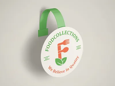 Foodcollections logo design branding design food graphic design logo minimal modern restaurant vector