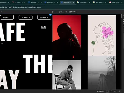 Text by text Animation 3d interactive ui lootie motion graphics scroll animation text animation ui web designer webflow