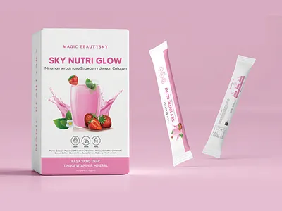 Collagen Drink Packaging beauty branding designinspiration graphic design identity packaging product design vector visual