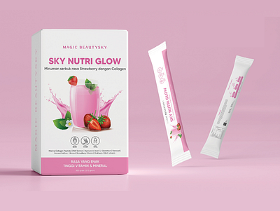 Collagen Drink Packaging beauty branding designinspiration graphic design identity packaging product design vector visual