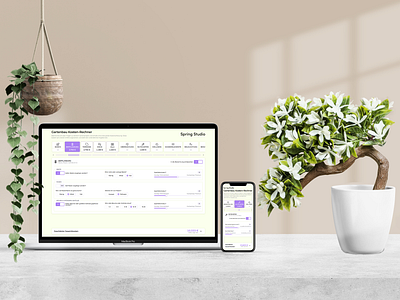 Spring Studio: Garden Project Cost Calculator calculator clean ui construction cost calculator garden gardening interactive landing page landscape design minimal ui nextjs renovation responsive design saas ui ui design ux ux design web app web design